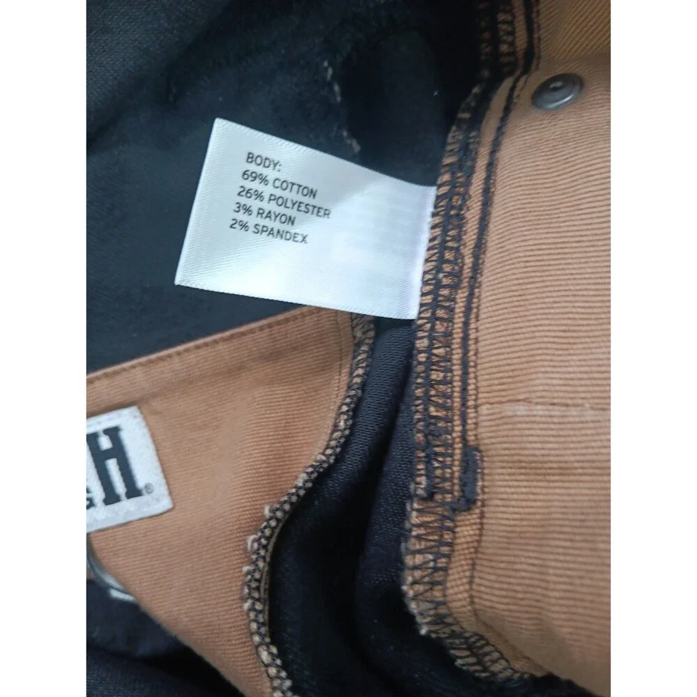 Duluth Trading Ballroom Double Flex Pants Mens 38x30 Black Stretch Relaxed Work